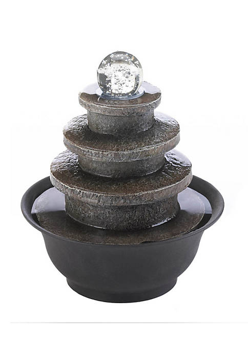 Cascading Fountains Modern Home Decorative Tiered Round Tabletop