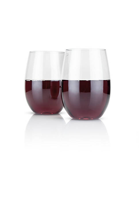 1 Flexi&trade; Stemless Wine Glasses, Set of 2