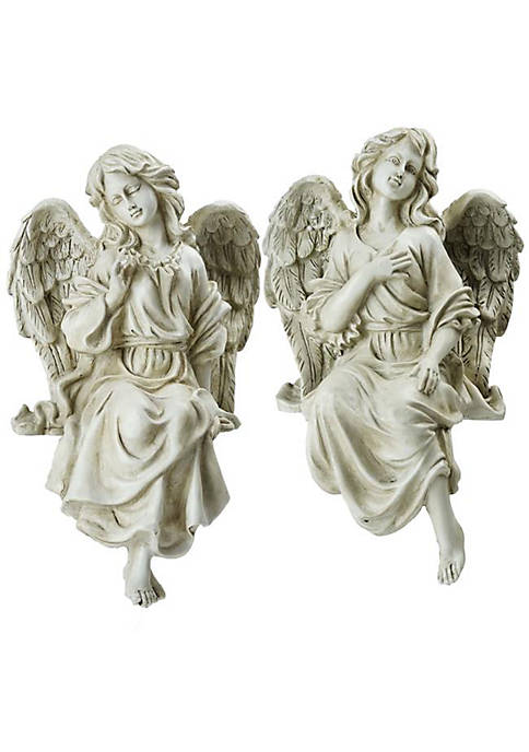 Northlight 32589211 14 in. Decorative Sitting Angel Outdoor