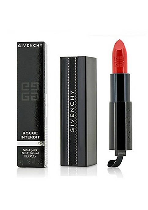 Givenchy 210177 0.12 oz Rouge Interdit Satin Lipstick