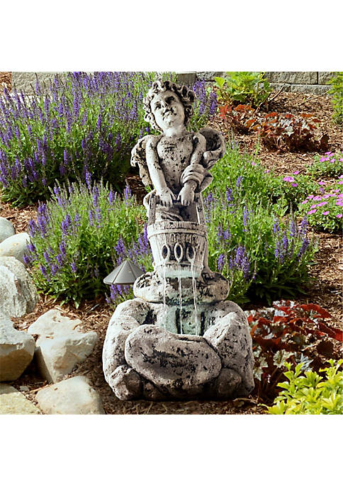 Pure Garden 50-0010 Polyresin Outdoor Water Fountain with
