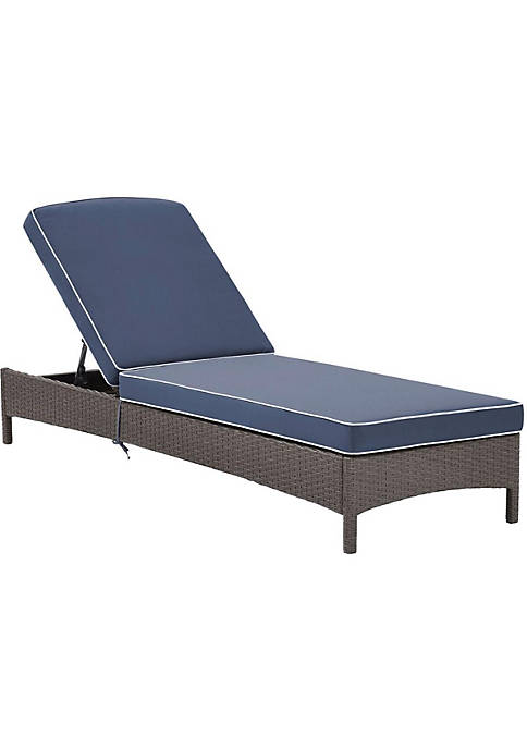 Classic Accessories Palm Harbor Outdoor Wicker Chaise Lounge