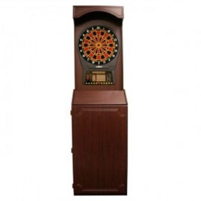 Toyopia Arcade Style Cabinet With Arachnid Cricket Pro 800 Electronic Dartboard -  654204246049