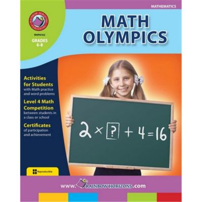 Rainbow Horizons A162 Math Olympics - Grade 6 To 8