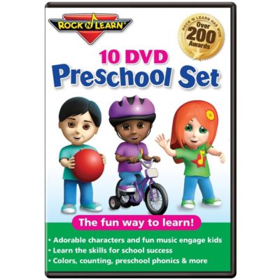 Rock N Learn Rl328 Preschool Dvd, Set Of 10 -  725696832826