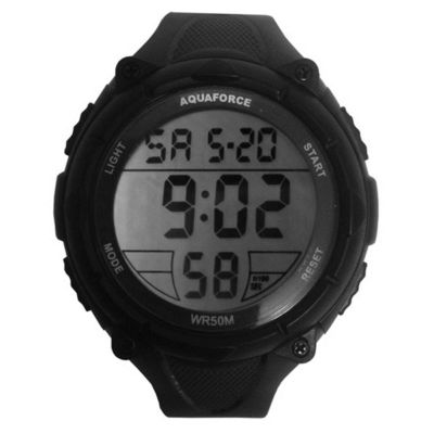 Aquaforce 50-001 Multi Function Digital Watch With Grey Dial