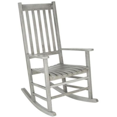 Safavieh Pat7002B Shasta Rocking Chair, Grey Wash - 40.6 X 39.4 X 26 In, Silver -  683726406259