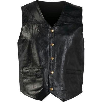 Giovanni Navarre Stone Leather Vest-S, 1 -  024409084072