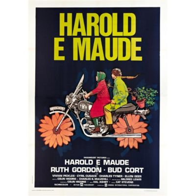 Posterazzi Everett Collection Evcmcdhaanec162H Harold & Maude Aka Harold E Maude Italian Poster From Left - Ruth Gordon Bud Cort 1971 Movie Poster -  7430023937954