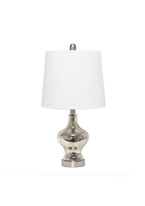 Elegant Designs LT3317-MUR Glass Gourd Shaped Table Lamp&#44;