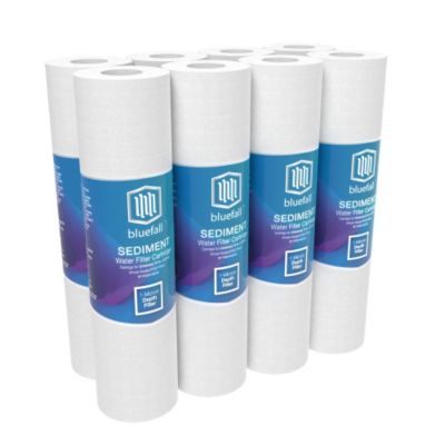 Drinkpod 13000 Gal. 1 Mic 10 In. X 2.5 In. Universal Sediment Water Filter For Whole House Or Ro Systems 3 Layered (Pack Of 8)