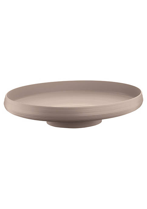 Guzzini centerpiece/fruit bowl 42x30xh9cm, taupe. Made by