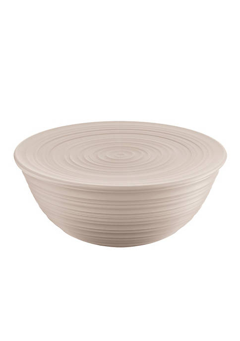 Guzzini Tierra medium bowl 1090cc with lid, made