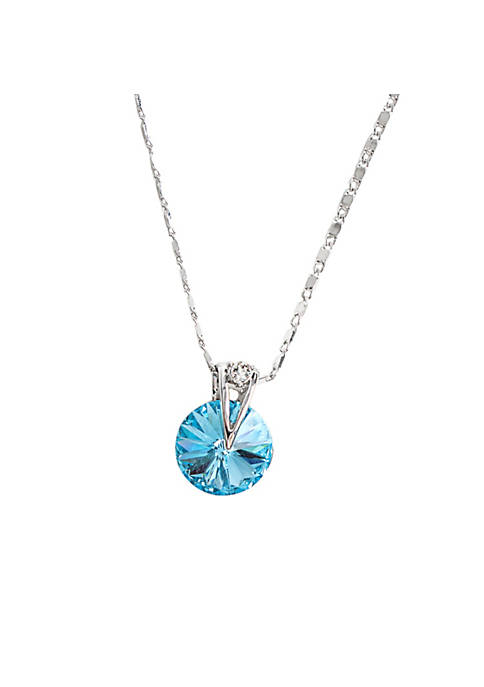 callura Aqua Rivoli Pendant Necklace with heritage precision