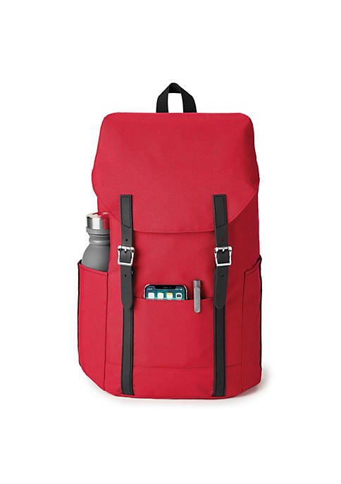 Marin Collection Backpack Red, Bag exterior is made