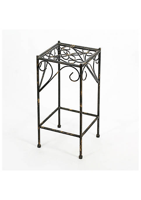 Duna Range Scrolled Metal Frame Plant Stand with
