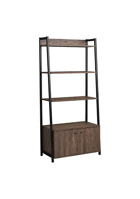 Duna Range 4 Tier Wooden Bookcase with 2
