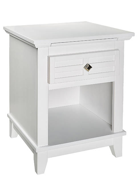 Duna Range Transitional Wooden Nightstand with 1 Drawer