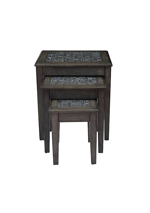 Duna Range Nesting Table With Stone Marble Top