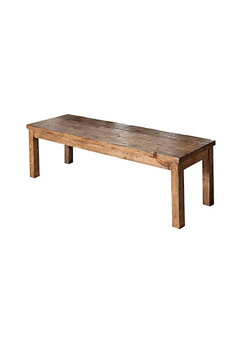 Duna Range Old style Wood bench, Brown