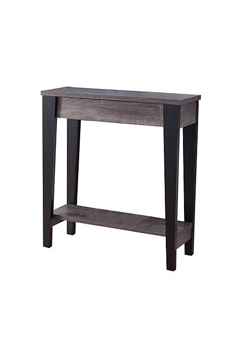 Duna Range Wooden Console Table With Bottom Shelf,