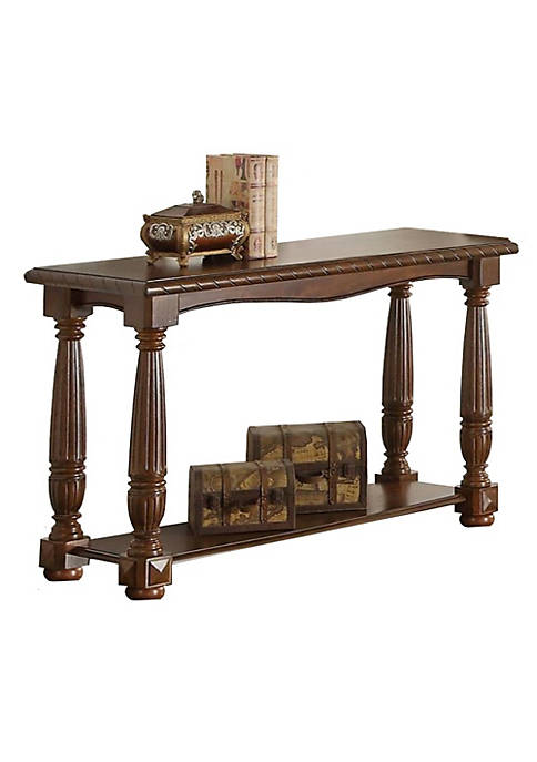 Duna Range Quaint Wooden Console Table With Bottom