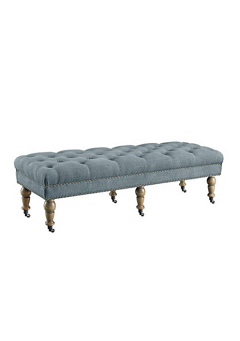 Duna Range 62 Inch Button Tufted Bench with