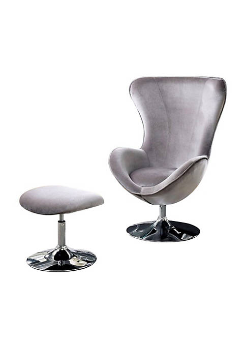 Duna Range Eccentric Contemporary Flannelette Fabric Accent Chair