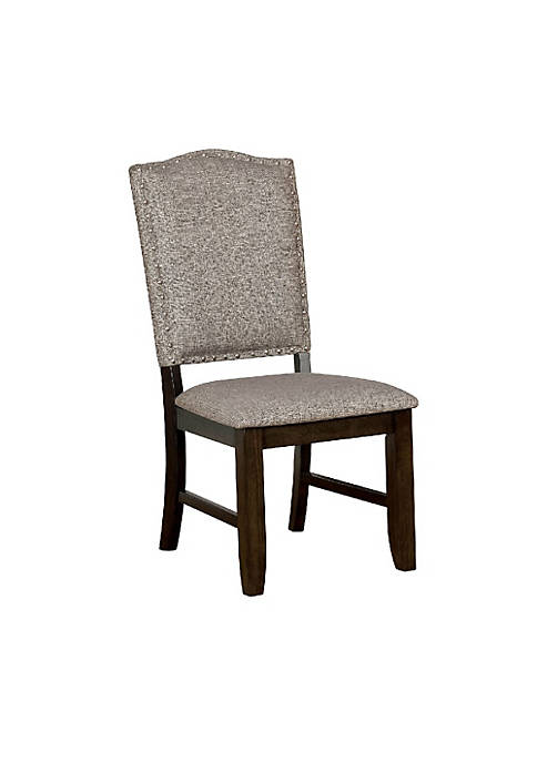 Duna Range Fabric Upholstered Wooden Side Chair with