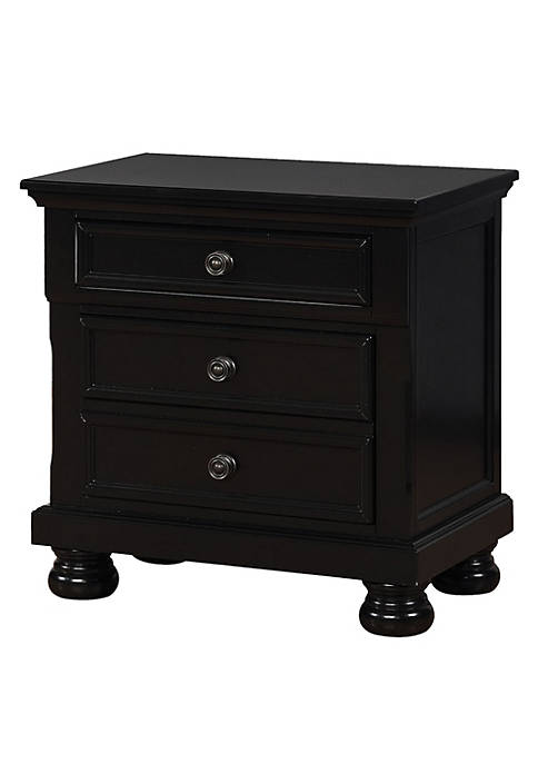 Duna Range Transitional Solid Wood Night Stand With