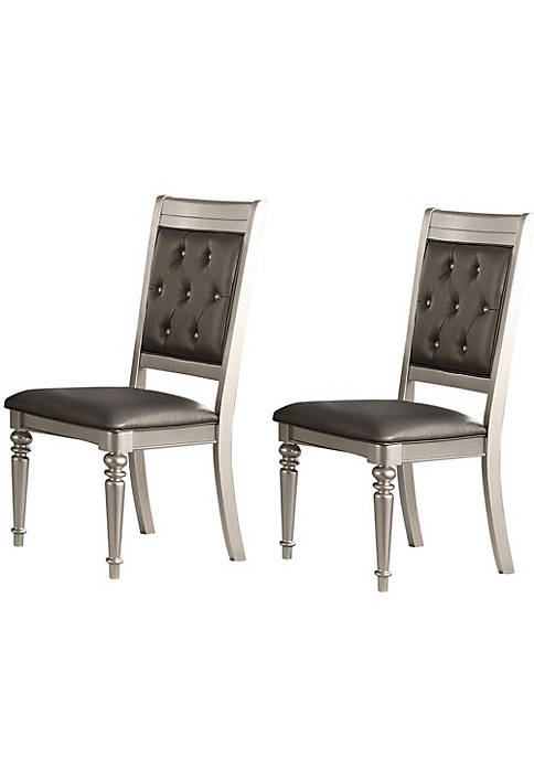 Duna Range Rubber Wood Dining Chair With Diamond
