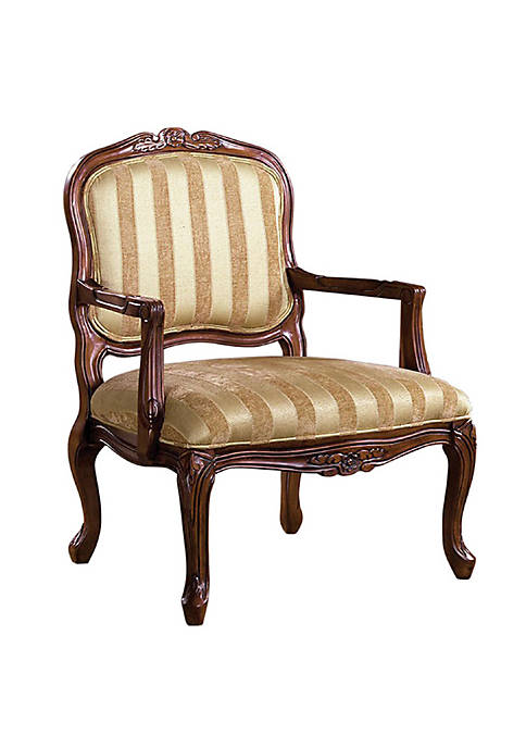 Duna Range Traditional Fabric Upholstered Arm Chair with
