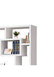 Fantastic Geometric Cubed Rectangular bookcase, White