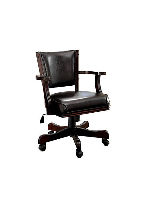 Duna Range Leatherette Arm Chair with Swivel and