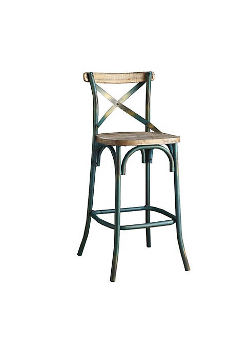 Duna Range Wood &amp; metal Bar Height Chair