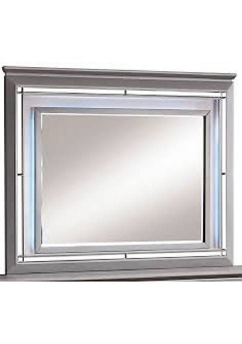 Duna Range Bellanova Contemporary Style Mirror , Silver