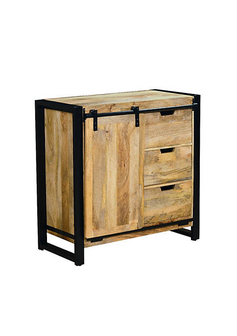Duna Range 3 Drawer Wooden Sideboard with Barn