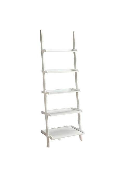 Duna Range Stylized Contemporary 5 Tier Ladder Shelf,