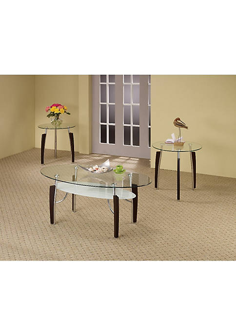 Sturdy 3 Piece Contemporary occasional table set