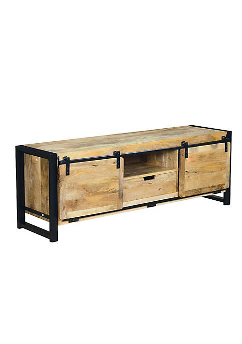 Duna Range 63 Inch Wooden Industrial TV Cabinet