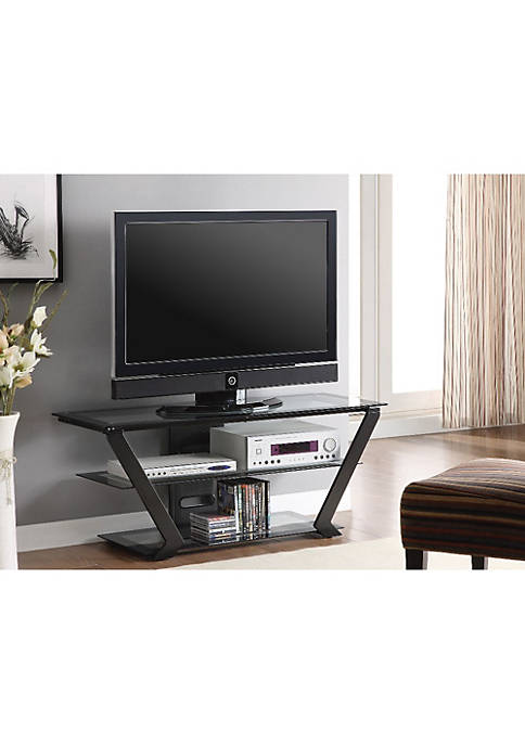 Duna Range Fancy Contemporary Style tv console, Black