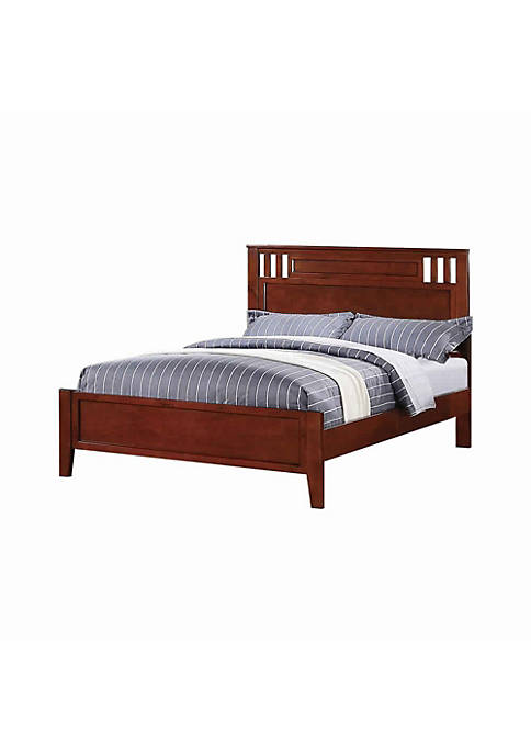 Duna Range Exquisite Full Bed Wooden Finish,Brown