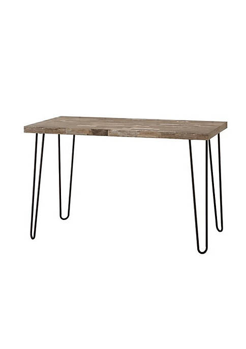 Duna Range Industrial Style Writing Desk With Hairpin