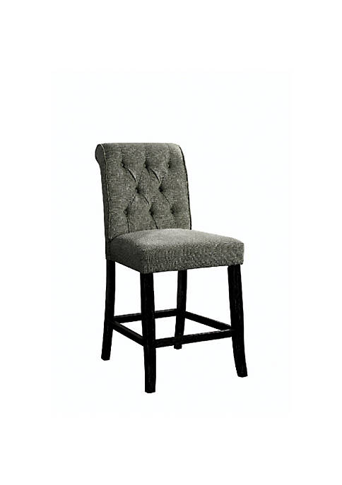 Duna Range Wooden Fabric Upholstered Counter Height Chair,