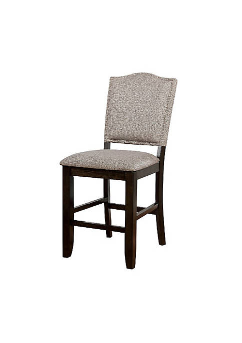 Duna Range Fabric Upholstered Wooden Counter Height Chair