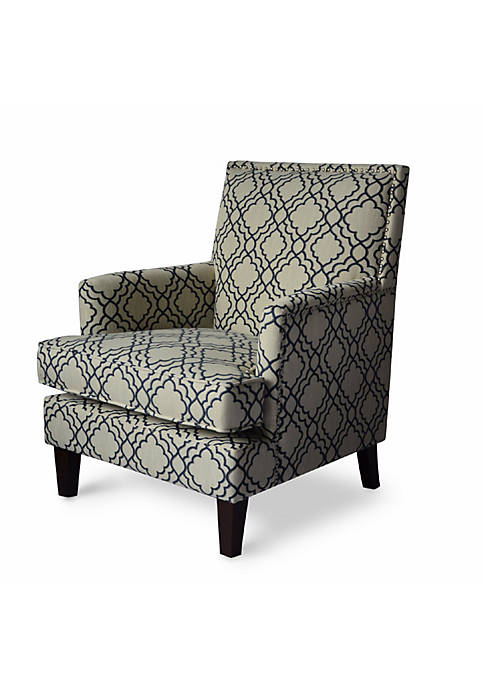 Duna Range Accent Chair with Fabric Upholstered Seating,