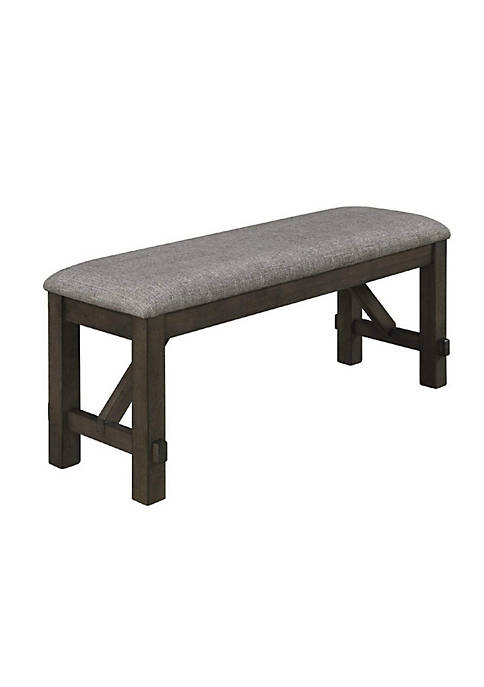 Duna Range Bench with Fabric Upholstered Seat and