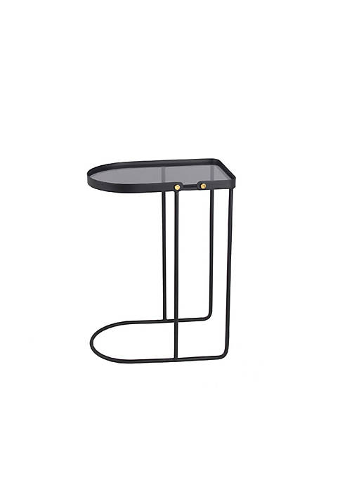 Duna Range C Style Metal Accent Table with