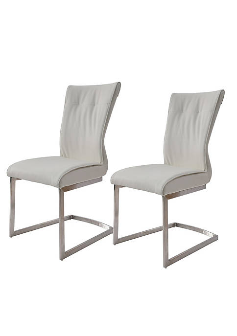 Duna Range Leatherette Dining Chair with Breuer Base,