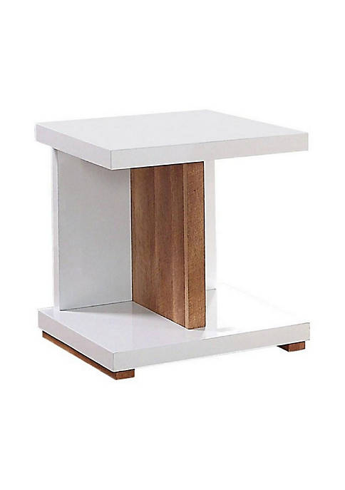 Duna Range End Table with Open Bottom Parted